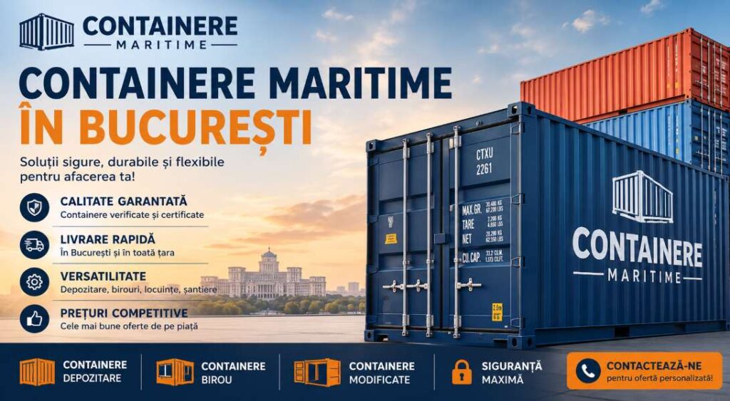 Containere maritime Bucuresti pentru vanzare