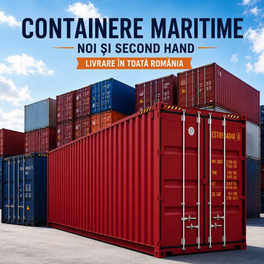 Containere maritime noi si second hand