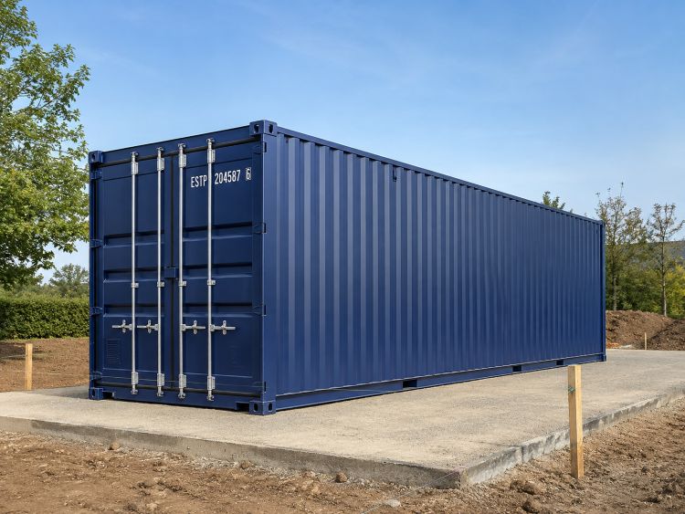 Container maritim 40 High Cube pentru casa din containere