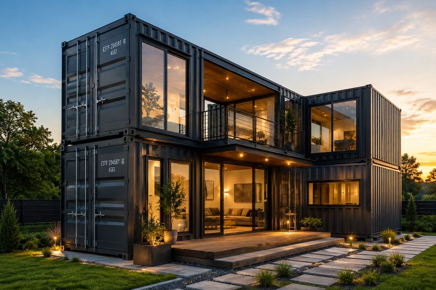 Casa din containere maritime